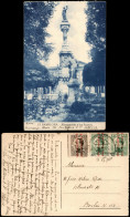 Postales Pamplona Monumento A Los Fueros 1920   Misch-Frankatur Roter Zudruck - Sonstige & Ohne Zuordnung