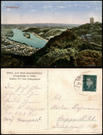 Ansichtskarte Königswinter Drachenfels - Blick Auf Den Rhein 1928 - Koenigswinter