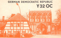 German Democtaric Republic Radio Amateur QSL Card Y32OC Y03CD 1984 - Radio Amateur