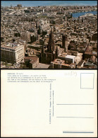Barcelona Vista Aérea De La Catedral Y El Puerto Al Fondo, Luftbild 1970 - Sonstige & Ohne Zuordnung