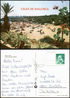 Postales Mallorca CALAS DE MALLORCA Strand Mittelmeer Balearen 1988 - Sonstige & Ohne Zuordnung