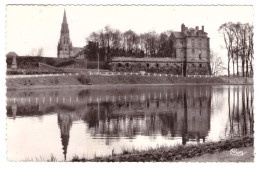 QUINTIN - La Lac Et Le Château  (carte Photo) - Quintin