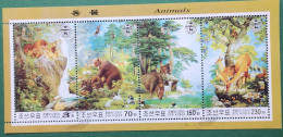 Nordkorea 2003 Wildlebende Säugetiere Block 553° Gest. - Corée Du Nord