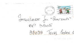 TIMBRE N°31  -  ADHESIF -  BONNE ANNEE  -  SEUL SUR LETTRE -  TARIF 1 1 02 - Cartas & Documentos