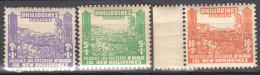Philippines 1942 Japanese Occupation Red Cross Charity Set Mi#9-11 Mint Never Hinged - Philippinen