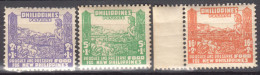 Philippines 1942 Japanese Occupation Red Cross Charity Set Mi#9-11 Mint Never Hinged - Philippines