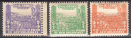 Philippines 1942 Japanese Occupation Red Cross Charity Set Mi#9-11 Mint Never Hinged - Philippines