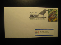 CORDOVA Alaska 1999 Copper River Delta Shorebird Festival Bird Birds Cancel Cover USA - Storia Postale