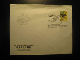 PARAMARIBO 1966 50 Year St. Vincentius Cancel Folded Cover SURINAME Netherlands Area - Suriname