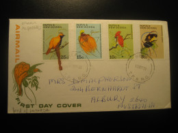 WEWAK 1970 Birds Of Paradise Bird Birds FDC Cancel Cover PAPUA NEW GUINEA - Papouasie-Nouvelle-Guinée