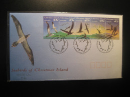 CHRISTMAS ISLAND 1993 Yvert 387/91 Bird Birds FDC Cancel Cover AUSTRALIA - Christmaseiland