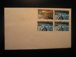 YALLOURN 1971 Pancake Ice Sastrugi Treaty Cancel Cover AAT Australian Antarctic Territory Antarctics Antarctica - Cartas & Documentos