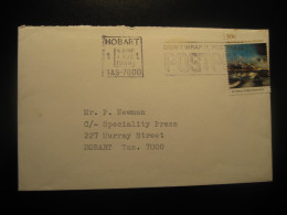 HOBART 1989 Sir Sydney Nolan Cancel Cover AAT Australian Antarctic Territory Antarctics Antarctica - Covers & Documents