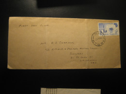 YARRAM 1957 To Launceston Cancel Folded Cover AAT Australian Antarctic Territory Antarctics Antarctica Antarctique - Cartas & Documentos