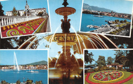 ET-SUISSE GENEVE MULTIVUES TIMBRE POSTE-N°C-4324-D/0057 - Genève