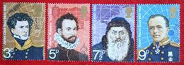 Polar Explorers (Mi 590-593) 1972 POSTFRIS MNH ** ENGLAND GRANDE-BRETAGNE GB GREAT BRITAIN - Unused Stamps