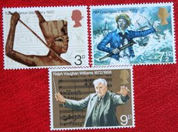 Anniversaries Music Boat (Mi 594-596) 1972 POSTFRIS MNH ** ENGLAND GRANDE-BRETAGNE GB GREAT BRITAIN - Unused Stamps