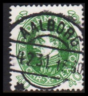 1931. DANMARK. 40 ØRE Chr. X 60 Years Jub. Very Fine Cancel AALBORG 4.2.31. (MICHEL 194) - JF543730 - Gebraucht