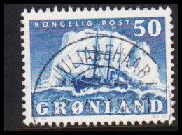 1950. GRØNLAND. Gustav Holm. 50 ØRE. Luxus Cancel JULIANEHAAB 22-4-1951. Very Unusual In This ... (Michel 34) - JF543736 - Used Stamps