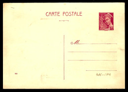 FRANCE - 1951 - ENTIER POSTAL - MERCURE 70c ROSE Postal Stationery - Standard Covers & Stamped On Demand (before 1995)