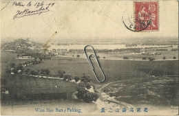 CHINE / Peking : Wan Sho San     , Pekin  (  Postage  VIA SIBERIA - SIBERIE )  See Scans - Chine