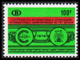 1972. BELGIUM. RAIL ROAD PARCEL STAMPS. 100 F 50 Years Jubilee Never Hinged.  (MICHEL 346) - JF543768 - Sonstige & Ohne Zuordnung