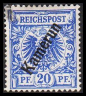 1897. Kamerun 20 Pf. REICHSPOST. Hinged. Tear.  (Michel 4) - JF543804 - Camerun