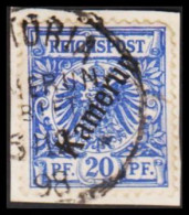 1897. Kamerun 20 Pf. REICHSPOST On Small Piece Cancelled VIKTORIA KAMERUN.  (Michel 4) - JF543810 - Kamerun