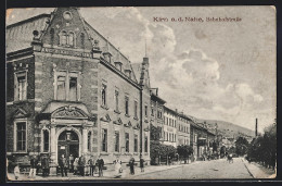 AK Kirn A. D. Nahe, Bahnhofstrasse Und Kaiserliches Postamt  - Kirn