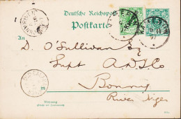 1897. Kamerun 5 Pf. REICHSPOST On Deutsche Reichspost Postkarte 5 PFENNIG REICHSPOST As Forerun... (Michel 2) - JF543817 - Kameroen