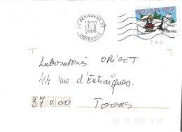 TIMBRE N°67  -  ADHESIF -   MEILLEURS VOEUX  -  SEUL SUR LETTRE -   AU TARIF - Storia Postale