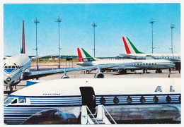 CPSM 10.5 X 15 Italie (388) ALITALIA Airlines  Avions  DC. 8 Et  Caravelle Jets - 1946-....: Moderne