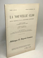 La Nouvelle Clio - Revue Mensuelle De La Découverte Historique - TOME V - Numéro 7-10 Juillet-Décembre1953 - Non Classés