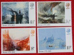 William Turner Paintings Art (Mi 669-672) 1975 POSTFRIS MNH ** ENGLAND GRANDE-BRETAGNE GB GREAT BRITAIN - Unused Stamps