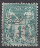 France 1876 Sage Type I Yvert#61 Used - 1876-1878 Sage (Type I)