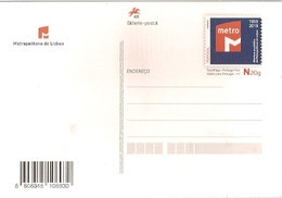 Portugal  ** & Postal Stationery, 60 Years Of Public Metropolitan Opening Of Lisbon 2019 (26783) - Enteros Postales