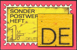 SMHD 38 A Briefmarke 1989 - 1.DS: Roter Kringel, ** - Markenheftchen