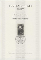 ETB 14/1977 Peter Paul Rubens, Maler - 1974-1980