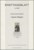 ETB 04/1979 Agnes Miegel, Schriftstellerin - 1974-1980