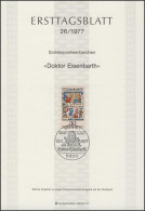 ETB 26/1977 Dr. Johannes Andreas Eisenbarth - 1974-1980