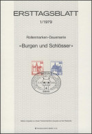 ETB 01/1979 Burgen Und Schlösser: Gemen, Vischering - 1974-1980