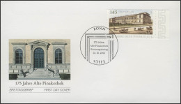 2893 Pinakothek München 2011, FDC ESSt Bonn - Lettres & Documents