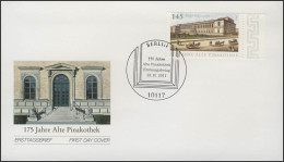 2893 Pinakothek München 2011, FDC ESSt Berlin - Lettres & Documents