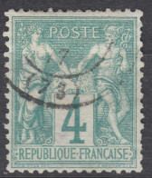 France 1876 Sage Type I Yvert#63 Used - 1876-1878 Sage (Type I)
