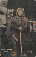 Ansichtskarte British Columbia Native Person, HAGAN 25.6.1909 Nach Aachen - Indiens D'Amérique