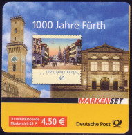 66II MH Fürth, Type II: Weite Perforation Mit 44 Kerben, Postfrisch ** - 2001-2010