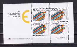 LI01 Portugal 1982 25th Anniv Of The Signing Of The Roman Contract Mini Sheet - Neufs