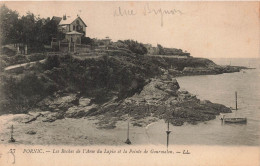 FRANCE - Pornic - Les Roches De L'Anse Du Lapin Et La Pointe De Gourmalon - L L - Vue Sur La Mer- Carte Postale Ancienne - Pornic
