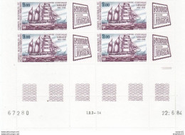 TAAF;1984; Coin Daté;TP PA N°85,Neuf,MNH " Nordposta " - Collections, Lots & Series