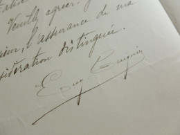 Eugène TREIGNIER (1853-1919) Député BLOIS. Loir Et Cher. Suèvres. AUTOGRAPHE - Personaggi Storici